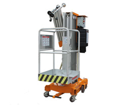 可進(jìn)電梯手動(dòng)單桅桿式高空作業(yè)平臺